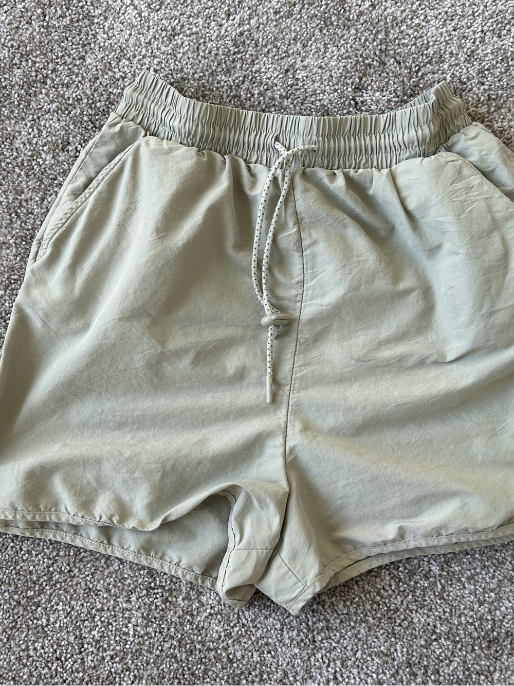 Light green H&M shorts